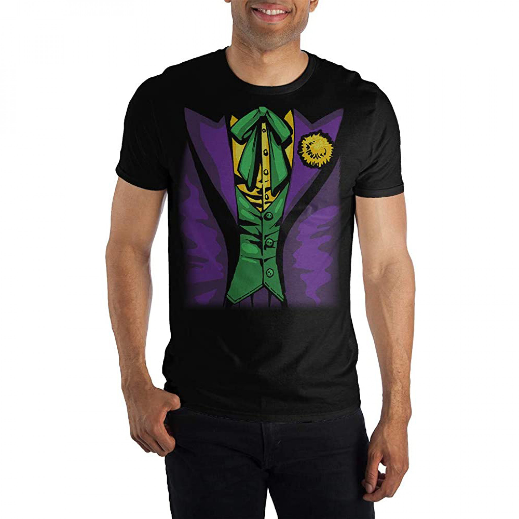 DC Comics Batman The Joker Costume Design T-Shirt